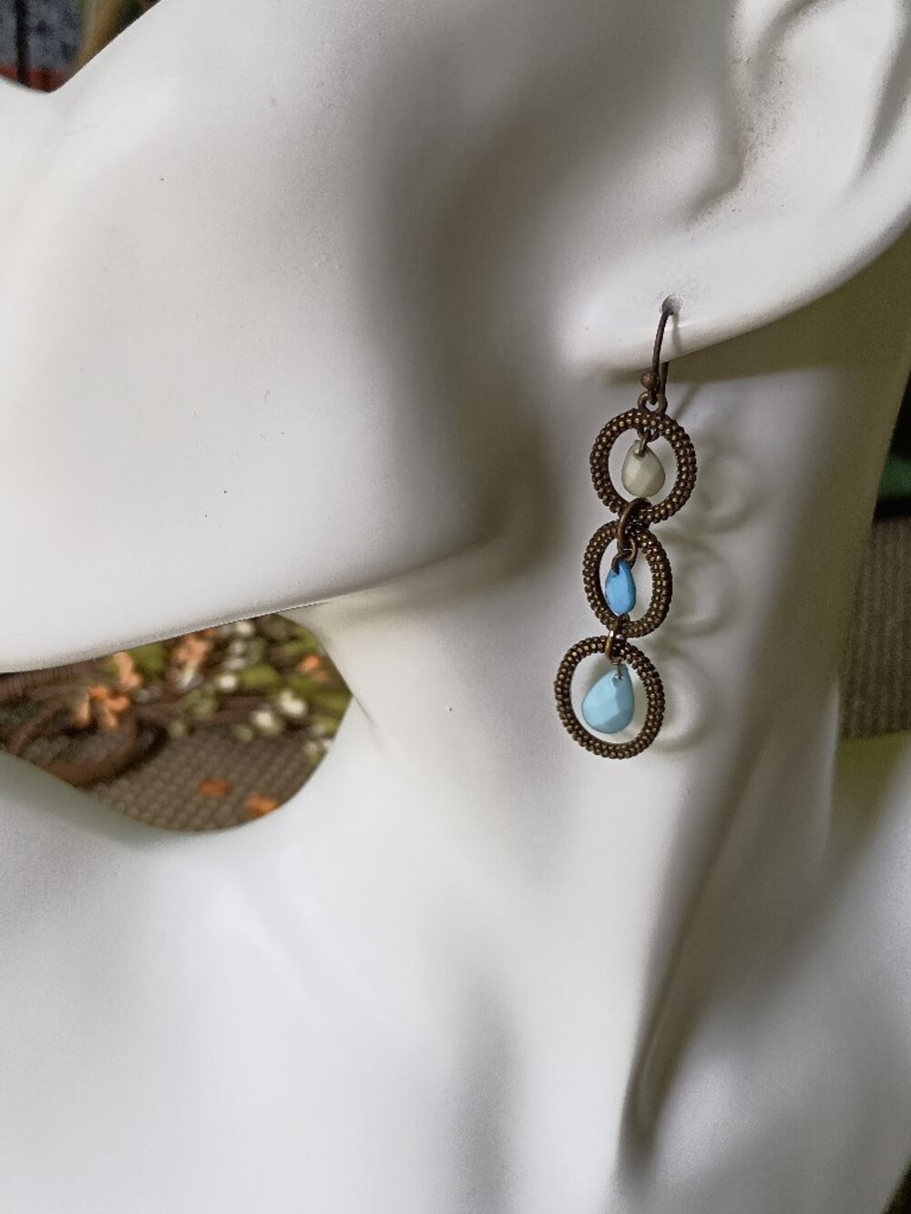 Drop Earrings GP Fishhooks Premier Designs Jewelry 2006 NEW Old Stock Never Worn